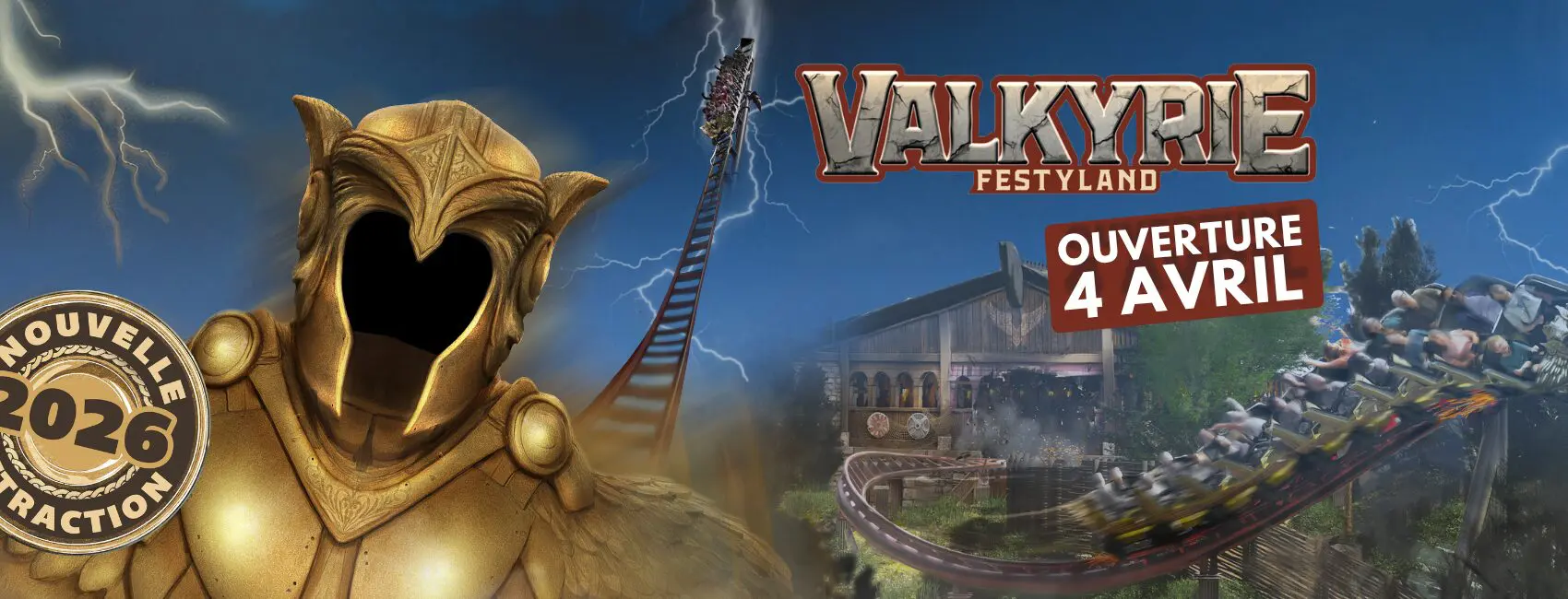 Visuel Valkyrie, le parc ouvre le 4 avril !
