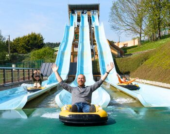 Monsieur heureux qui a descendu le Pirat'ak.