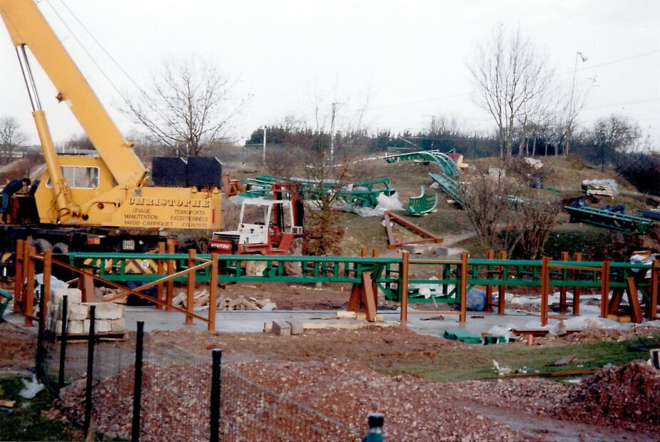 Le Drakkar en construction