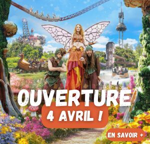 Visuel Fête du Printemps pour annoncer l'ouverture du Parc le 4 avril !